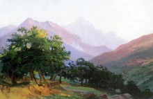 Картина "дубы в горах каррары" художника "ге николай"