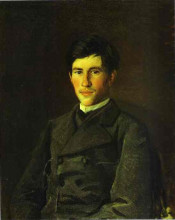 Копия картины "portrait of piotr ge, the artist&#39;s son" художника "ге николай"