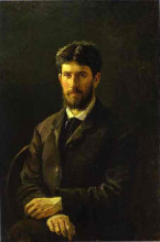 Картина "portrait of piotr ge, the artist&#39;s son" художника "ге николай"