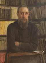 Картина "portrait of p.a. kostichev" художника "ге николай"