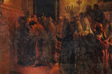 Картина "суд синедриона. &#171;повинен смерти&#187;" художника "ге николай"