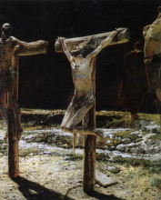 Копия картины "crucifixion" художника "ге николай"