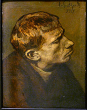 Картина "portrait of a man" художника "гебхардт эдуард фон"