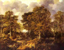 Копия картины "forest (cornard wood)" художника "гейнсборо томас"
