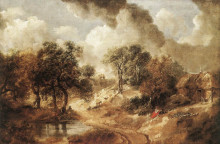 Копия картины "landscape in suffolk" художника "гейнсборо томас"