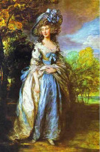 Репродукция картины "sophia charlotte, lady sheffield" художника "гейнсборо томас"