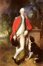 Копия картины "portrait of colonel john bullock" художника "гейнсборо томас"