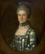 Репродукция картины "portrait of mrs. john bolton" художника "гейнсборо томас"