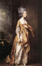 Картина "mrs. grace d. elliott" художника "гейнсборо томас"