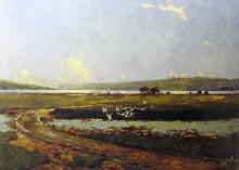 Картина "the head of the holy loch" художника "генри джордж"