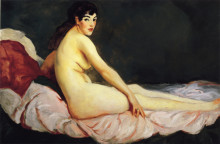 Копия картины "viv reclining (nude)" художника "генри роберт"