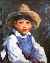 Репродукция картины "juan (also known as jose no. 2, mexican boy)" художника "генри роберт"