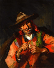Копия картины "old spaniard" художника "генри роберт"