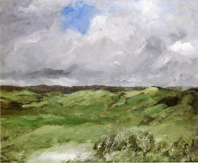 Копия картины "gray dunes" художника "генри роберт"