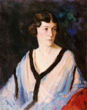 Репродукция картины "portrait of mrs. edward h. (catherine) bennett" художника "генри роберт"
