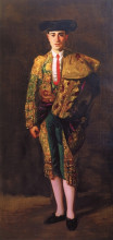 Репродукция картины "portrait of el matador, felix asiego" художника "генри роберт"