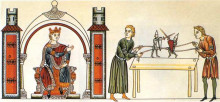 Картина "hortus deliciarum" художника "геррада ландсбергская"