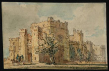 Картина "raby castle, co. durham" художника "гёртин томас"