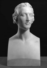Картина "bust of william bewick" художника "гибсон джон"