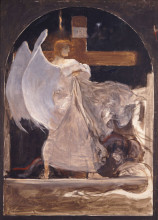Репродукция картины "the archangel, study for &quot;the grounding of faith&quot;" художника "гизис николаос"
