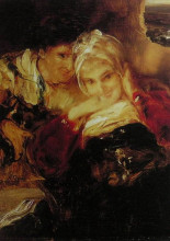 Копия картины "couple" художника "гизис николаос"