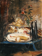 Репродукция картины "table with cake" художника "гизис николаос"
