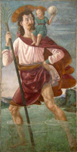 Копия картины "st. christopher" художника "гирландайо доменико"