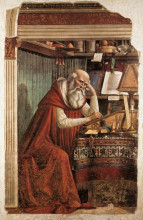 Картина "st. jerome" художника "гирландайо доменико"