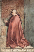 Репродукция картины "portrait of francesco sassetti" художника "гирландайо доменико"