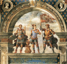 Копия картины "decoration of the sala del gigli" художника "гирландайо доменико"
