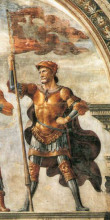 Копия картины "decoration of the sala del gigli" художника "гирландайо доменико"