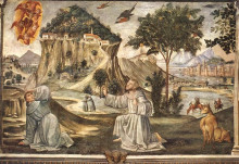 Репродукция картины "stigmata of st. francis" художника "гирландайо доменико"