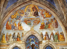 Копия картины "coronation of the virgin" художника "гирландайо доменико"