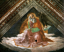 Картина "st. john the evangelist" художника "гирландайо доменико"