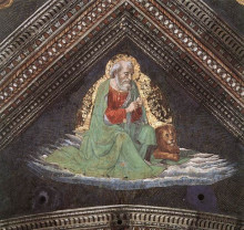 Копия картины "st. mark the evangelist" художника "гирландайо доменико"