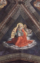 Репродукция картины "st. matthew the evangelist" художника "гирландайо доменико"