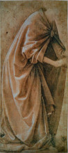 Копия картины "study of garments" художника "гирландайо доменико"
