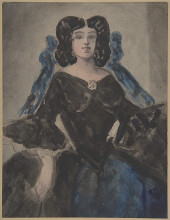 Картина "portrait of a lady" художника "гис константен"