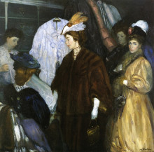 Копия картины "the shoppers" художника "глакенс уильям джеймс"