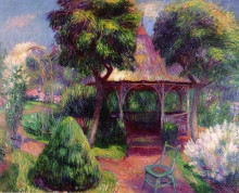 Копия картины "garden in hartford" художника "глакенс уильям джеймс"