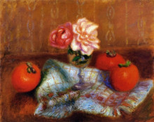 Копия картины "roses and perimmons" художника "глакенс уильям джеймс"