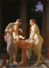 Картина "the bath" художника "глейр марк габриэль шарль"