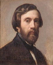 Репродукция картины "self portrait" художника "глейр марк габриэль шарль"