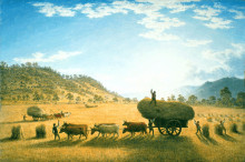 Репродукция картины "my harvest home" художника "гловер джон"