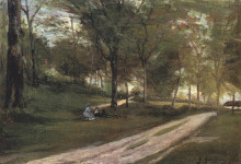 Копия картины "в лесу сен-клу ii" художника "гоген поль"