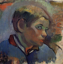 Копия картины "портрет мальчика" художника "гоген поль"