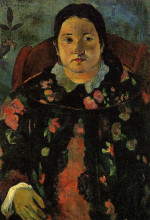 Копия картины "портрет сюзанны бамбридж" художника "гоген поль"