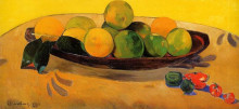 Копия картины "натюрморт с таитянскими апельсинами" художника "гоген поль"