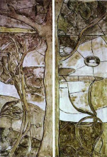Репродукция картины "цветочные и растительные мотивы" художника "гоген поль"
