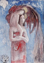 Копия картины "орана мария (радуйся, мария)" художника "гоген поль"